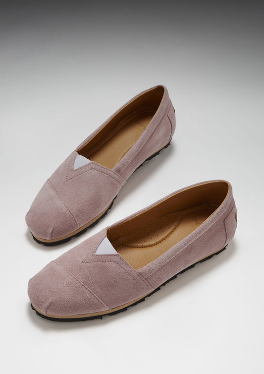 Hugs & Co. Women's Chukka Espadrilles, Powder Pink Suede