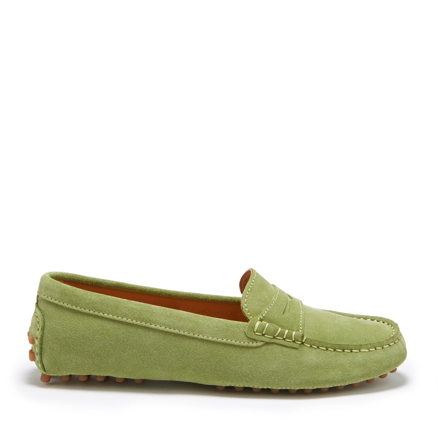 Hugs & Co.  Penny Driving Loafers, Olive Green