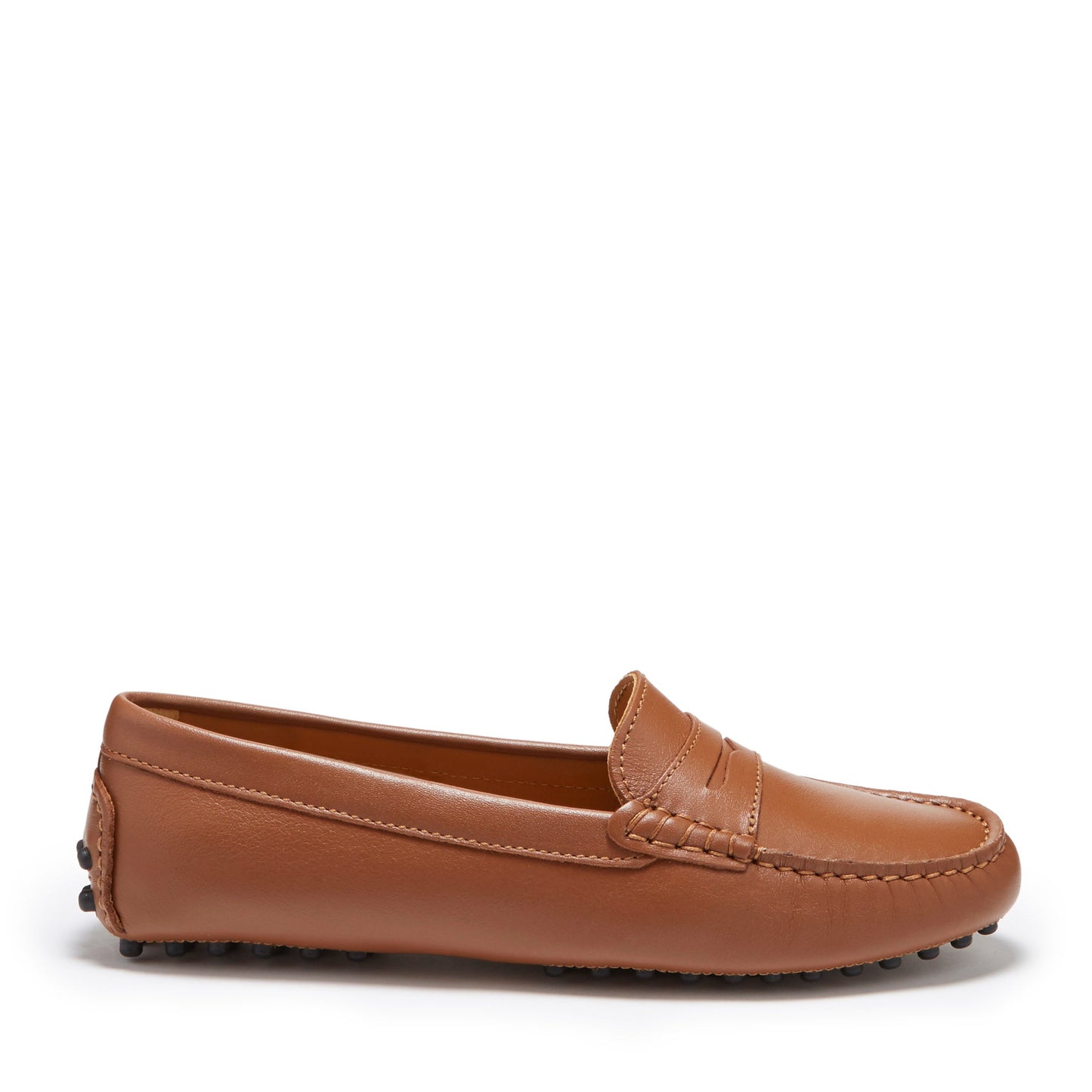 Hugs &  Co.  Women's Penny Driving Loafers, Tan Leather