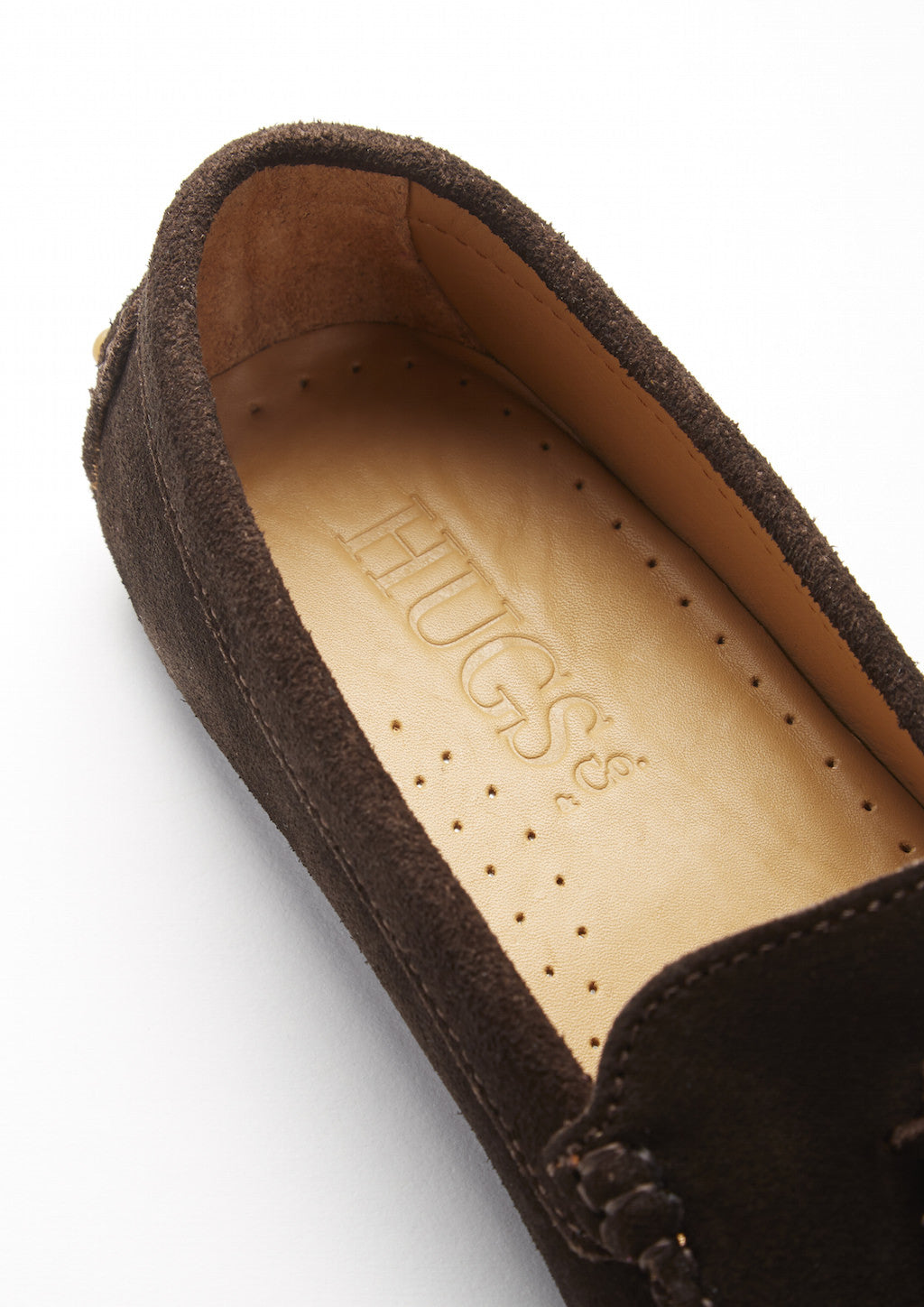 Hugs &  Co.  Women's Tasselled Driving Loafers, Brown Suede