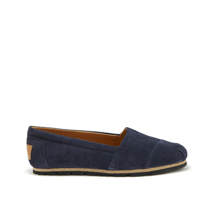 Hugs &  Co.  Women's Chukka Espadrilles, Navy Blue Suede