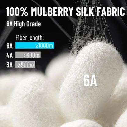 Silky, mulberry silk mask