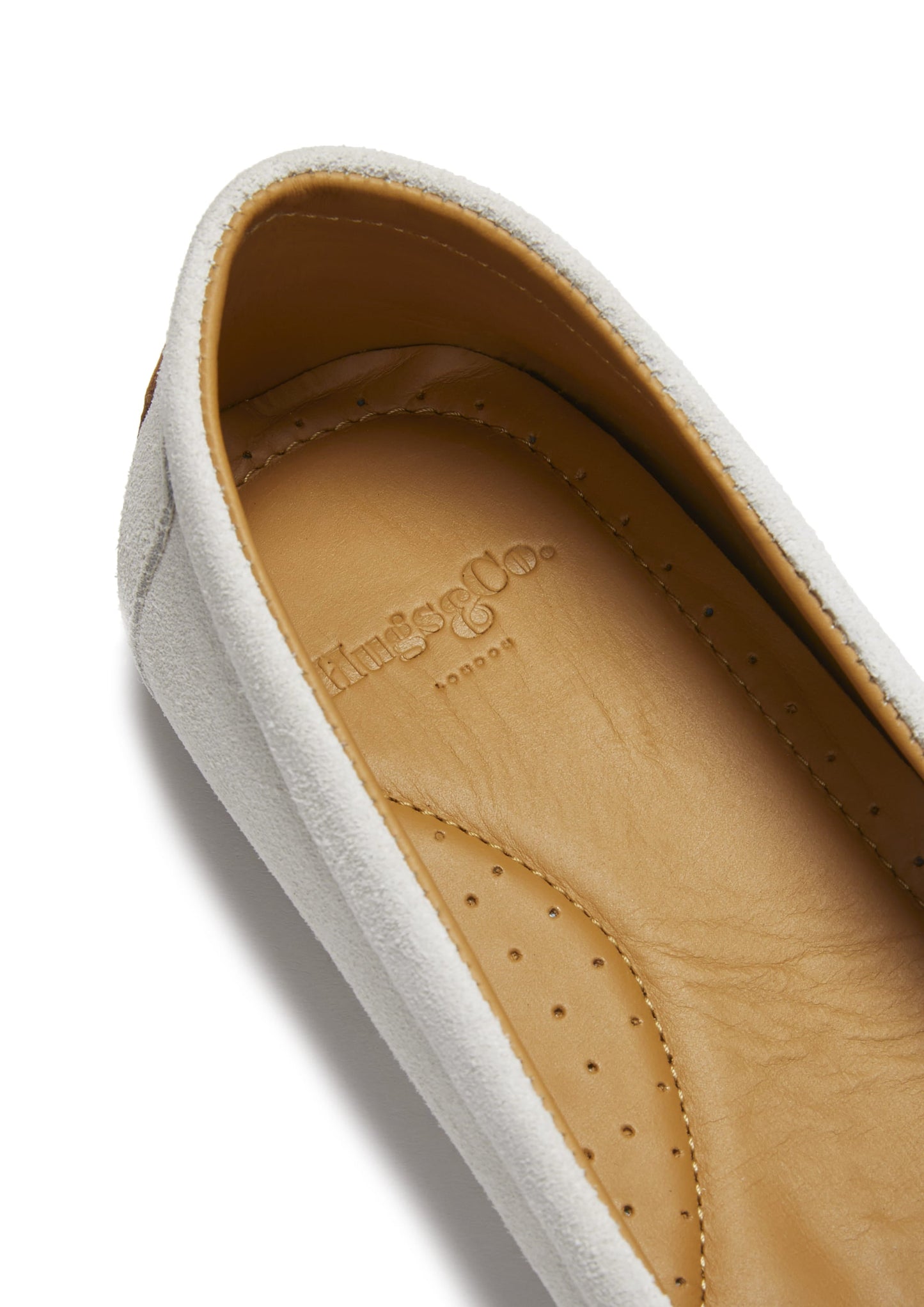 Hugs &  Co.  Women's Chukka Espadrilles, White Suede