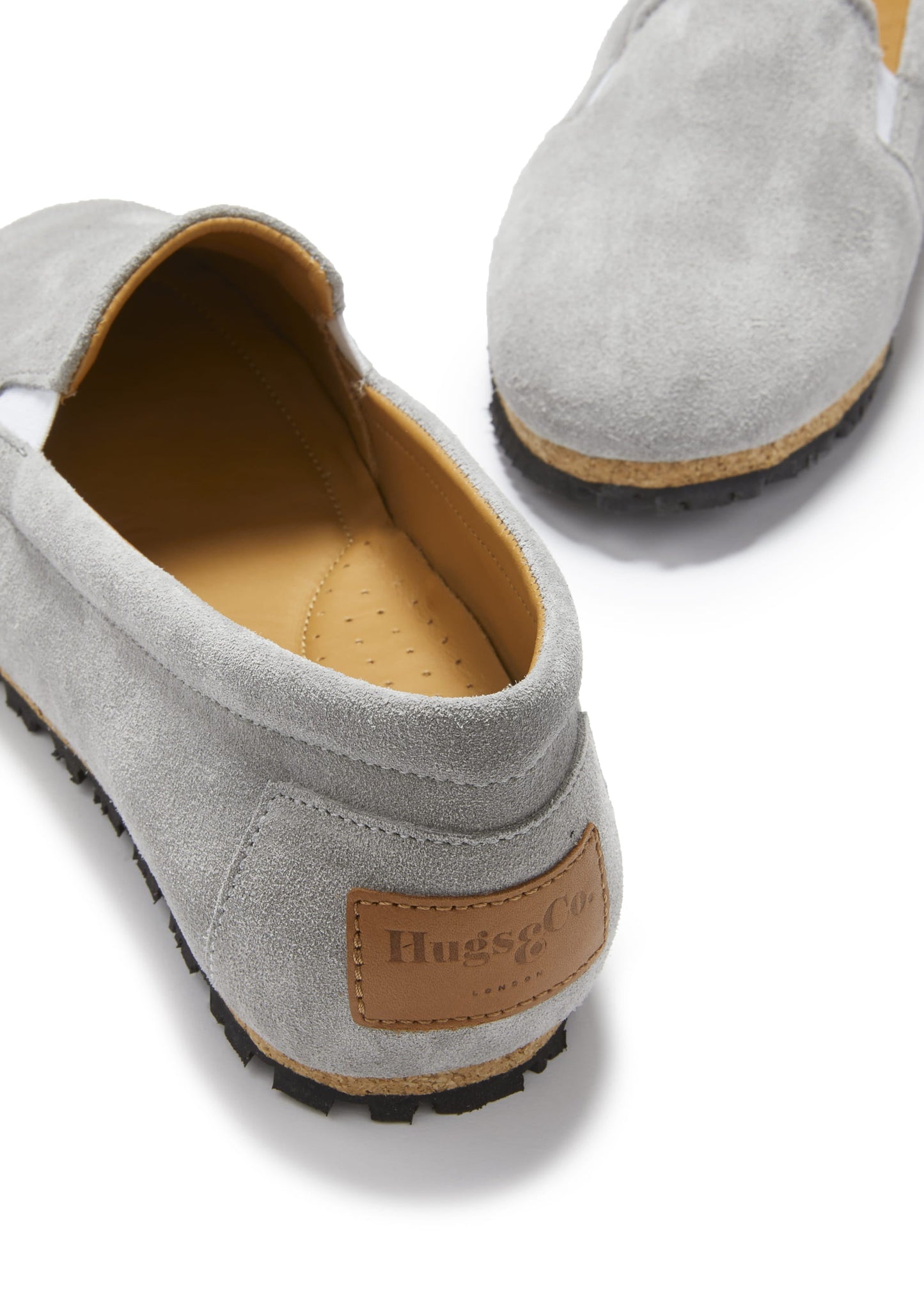 Hugs &  Co.  Women's Continental Espadrilles, Dove Grey Suede