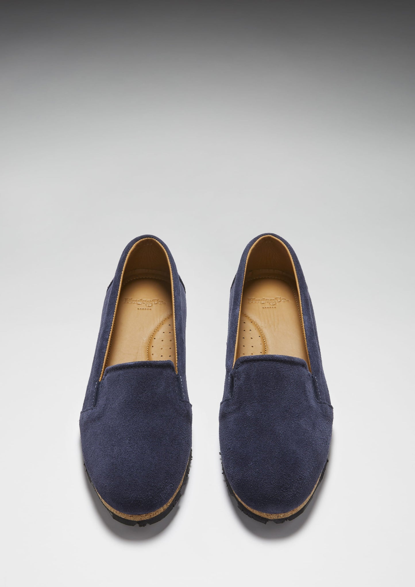 Hugs &  Co.  Women's Continental Espadrilles, Navy Blue Suede