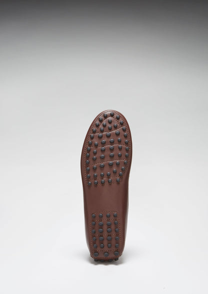 Hugs &  Co.  Women's Penny Driving Loafers, Brown Leather