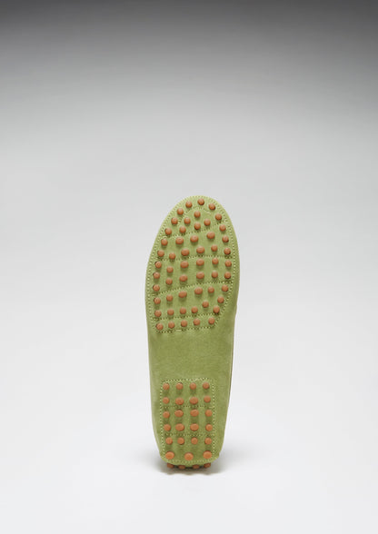 Hugs & Co.  Penny Driving Loafers, Olive Green