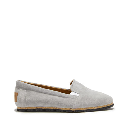 Hugs &  Co.  Women's Continental Espadrilles, Dove Grey Suede